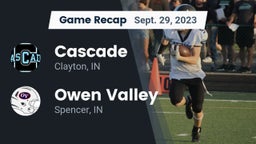 Recap: Cascade  vs. Owen Valley  2023
