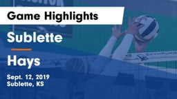 Sublette  vs Hays  Game Highlights - Sept. 12, 2019