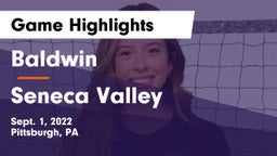 Baldwin  vs Seneca Valley  Game Highlights - Sept. 1, 2022