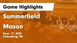 Summerfield  vs Mason  Game Highlights - Sept. 17, 2020