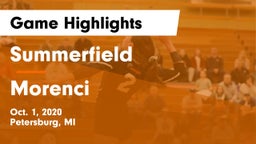 Summerfield  vs Morenci Game Highlights - Oct. 1, 2020