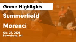 Summerfield  vs Morenci  Game Highlights - Oct. 27, 2020