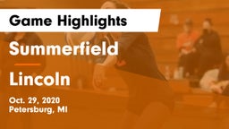 Summerfield  vs Lincoln  Game Highlights - Oct. 29, 2020