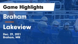 Braham  vs Lakeview  Game Highlights - Dec. 29, 2021