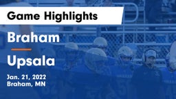 Braham  vs Upsala  Game Highlights - Jan. 21, 2022