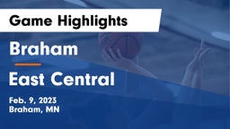 Braham  vs East Central  Game Highlights - Feb. 9, 2023