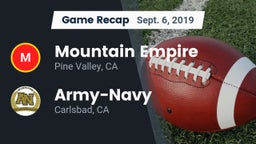 Recap: Mountain Empire  vs. Army-Navy  2019