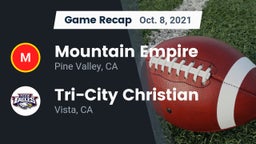 Recap: Mountain Empire  vs. Tri-City Christian  2021