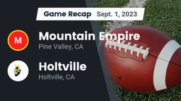 Recap: Mountain Empire  vs. Holtville  2023