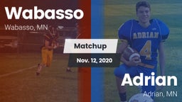 Matchup: Wabasso vs. Adrian  2020