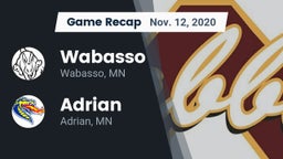 Recap: Wabasso  vs. Adrian  2020