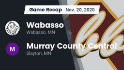 Recap: Wabasso  vs. Murray County Central  2020