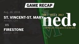 Recap: St. Vincent-St. Mary  vs. Firestone  2016