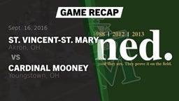 Recap: St. Vincent-St. Mary  vs. Cardinal Mooney  2016