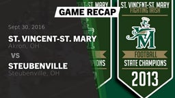 Recap: St. Vincent-St. Mary  vs. Steubenville  2016