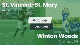 Matchup: St. Vincent-St. Mary vs. Winton Woods  2016