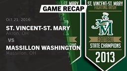 Recap: St. Vincent-St. Mary  vs. Massillon Washington  2016