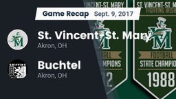 Recap: St. Vincent-St. Mary  vs. Buchtel  2017