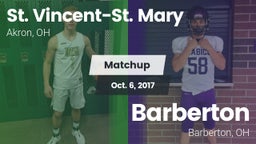 Matchup: St. Vincent-St. Mary vs. Barberton  2017