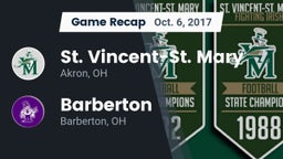Recap: St. Vincent-St. Mary  vs. Barberton  2017