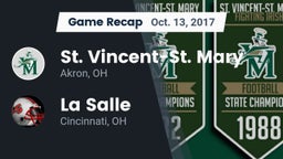 Recap: St. Vincent-St. Mary  vs. La Salle  2017