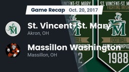 Recap: St. Vincent-St. Mary  vs. Massillon Washington  2017