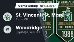 Recap: St. Vincent-St. Mary  vs. Woodridge 2017