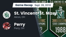 Recap: St. Vincent-St. Mary  vs. Perry  2018