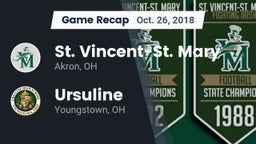 Recap: St. Vincent-St. Mary  vs. Ursuline  2018