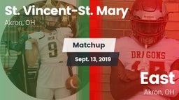 Matchup: St. Vincent-St. Mary vs. East  2019