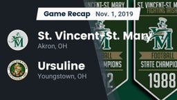 Recap: St. Vincent-St. Mary  vs. Ursuline  2019