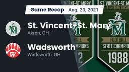 Recap: St. Vincent-St. Mary  vs. Wadsworth  2021