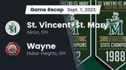 Recap: St. Vincent-St. Mary  vs. Wayne  2023