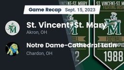 Recap: St. Vincent-St. Mary  vs. Notre Dame-Cathedral Latin  2023