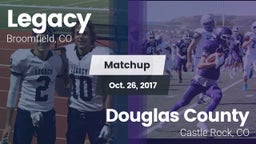 Matchup: Legacy  vs. Douglas County  2017
