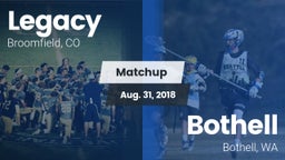 Matchup: Legacy  vs. Bothell  2018