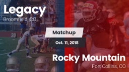Matchup: Legacy  vs. Rocky Mountain  2018