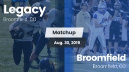 Matchup: Legacy  vs. Broomfield  2019