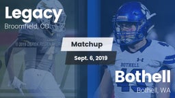 Matchup: Legacy  vs. Bothell  2019