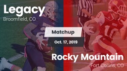 Matchup: Legacy  vs. Rocky Mountain  2019