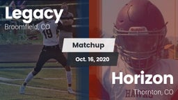 Matchup: Legacy  vs. Horizon  2020
