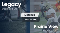 Matchup: Legacy  vs. Prairie View  2020