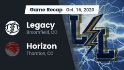 Recap: Legacy   vs. Horizon  2020