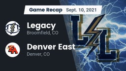 Recap: Legacy   vs. Denver East  2021
