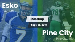 Matchup: Esko vs. Pine City  2018