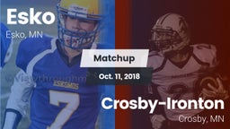 Matchup: Esko vs. Crosby-Ironton  2018