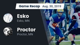 Recap: Esko  vs. Proctor  2019