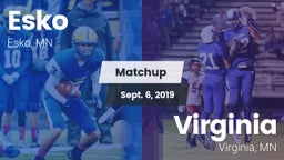 Matchup: Esko vs. Virginia  2019