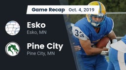 Recap: Esko  vs. Pine City  2019