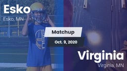 Matchup: Esko vs. Virginia  2020